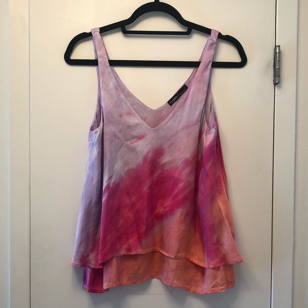 Gypsy 05 Layered Tie Dye Tank